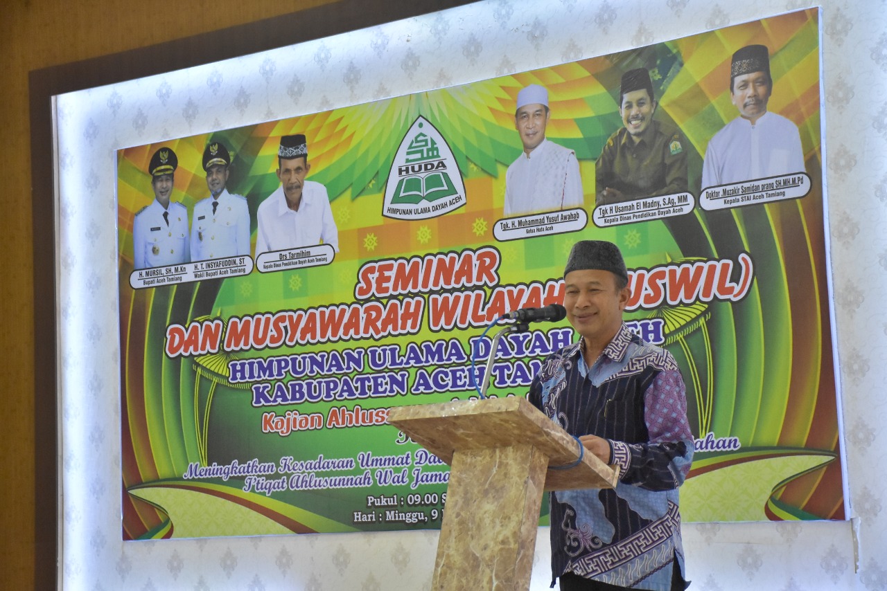 Ustad Mustafa Pimpin Huda Aceh Tamiang, Ini Harapan Bupati Aceh Tamiang
